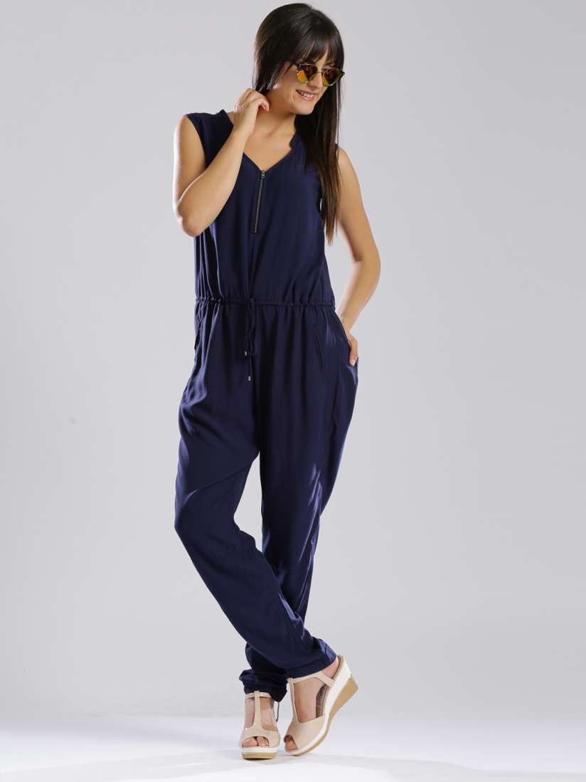 Tommy hilfiger navy jumpsuit on sale