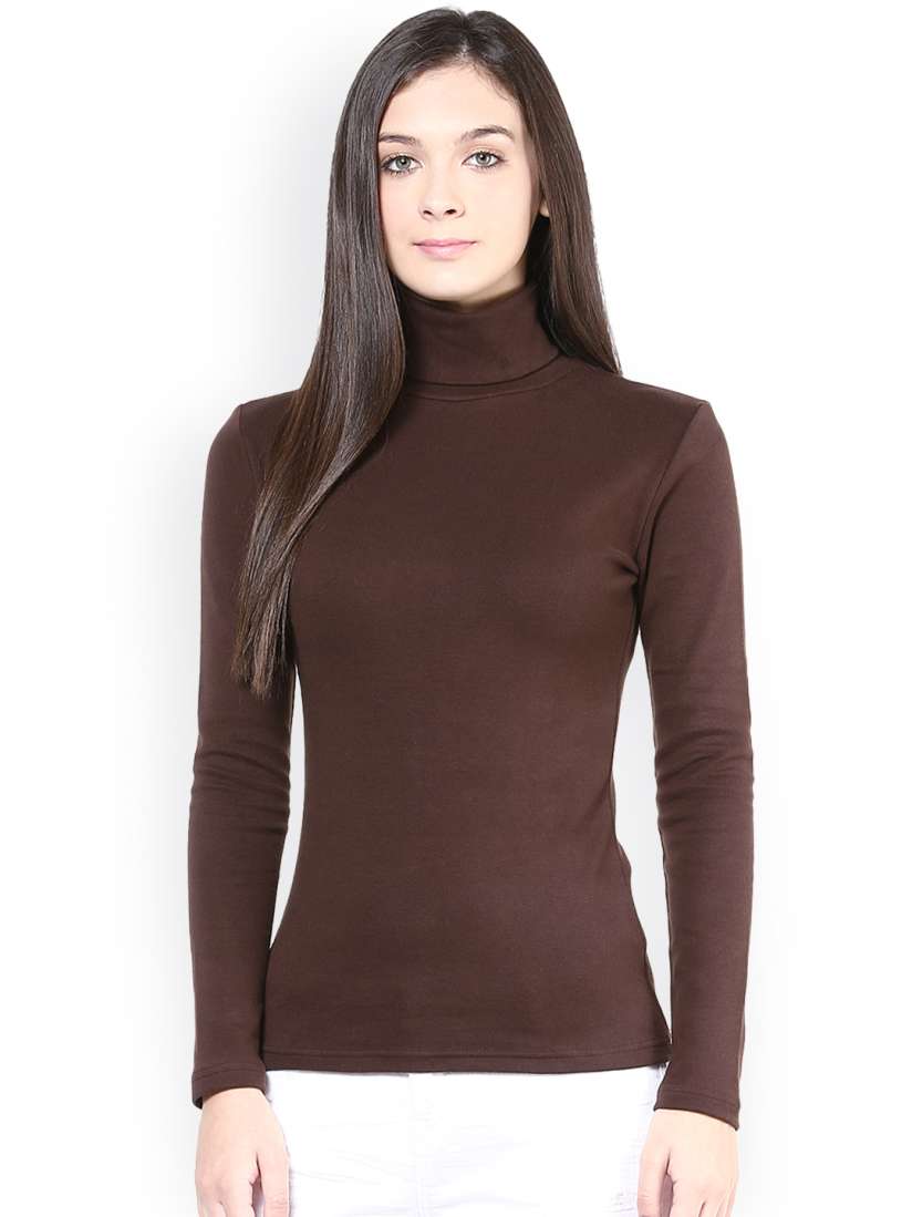 Buy Hypernation Brown T shirt Tshirts for Women 986915 Myntra