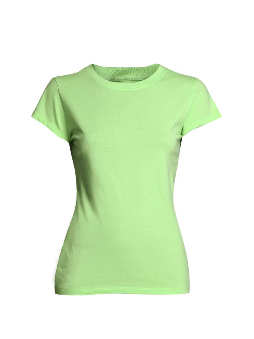 Buy Jockey Women Green Pure Cotton T-shirt Tshirts for Women
