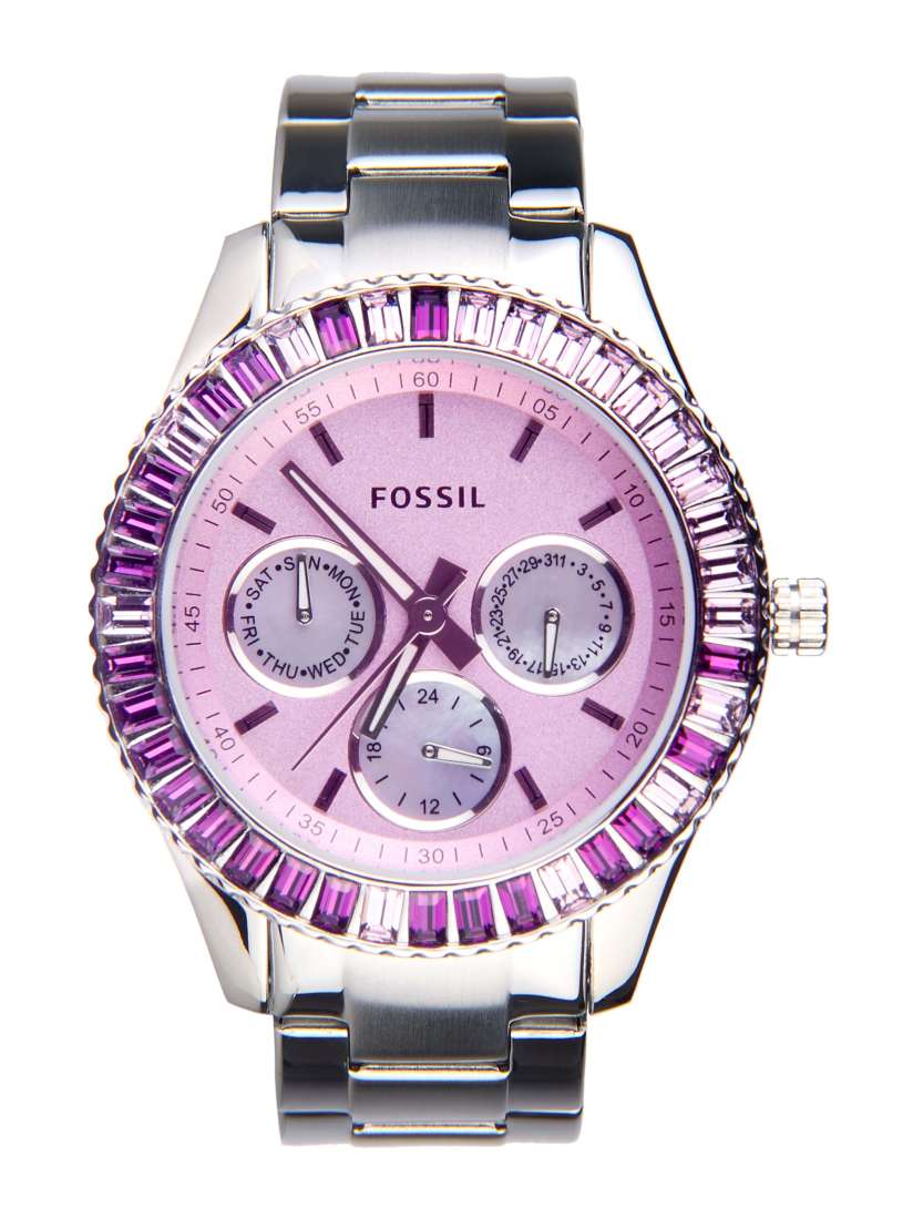 Fossil purple women's watch best sale