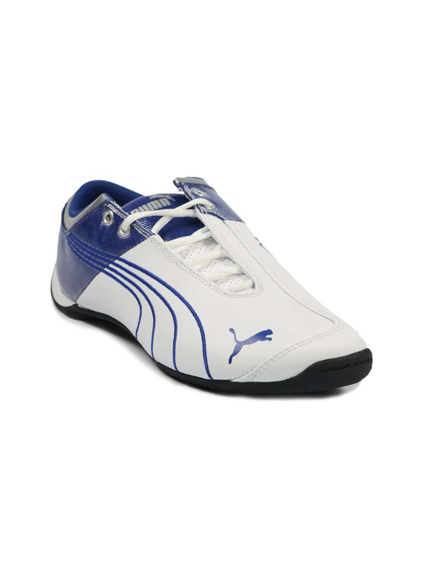 Buy PUMA Motorsport Women s Future Cat M1 White Blue Shoe Casual Shoes for Women 7728 Myntra