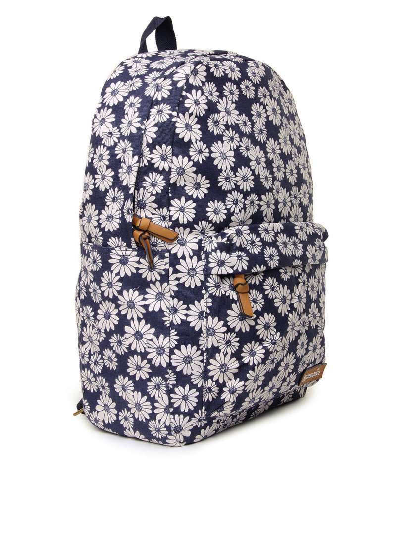 Buy Accessorize Women Navy White Floral Printed Backpack Backpacks for Women 608026 Myntra