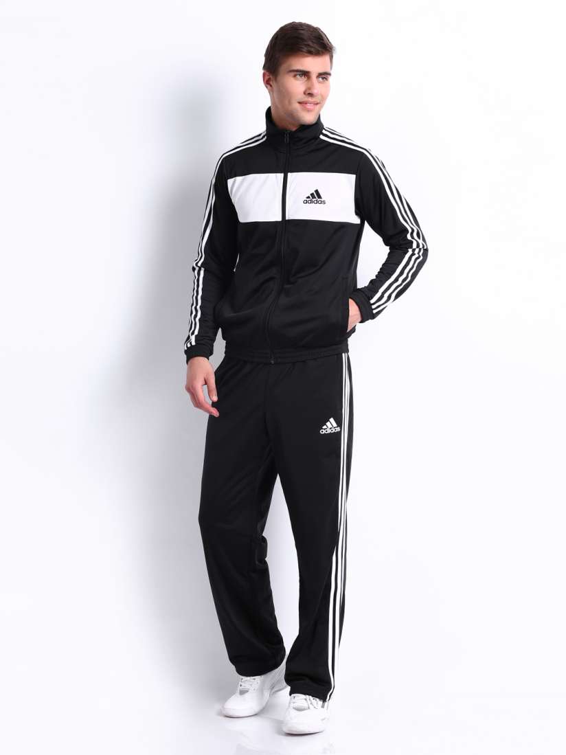 Buy ADIDAS Men Black White Tracksuit Tracksuits for Men 252838 Myntra
