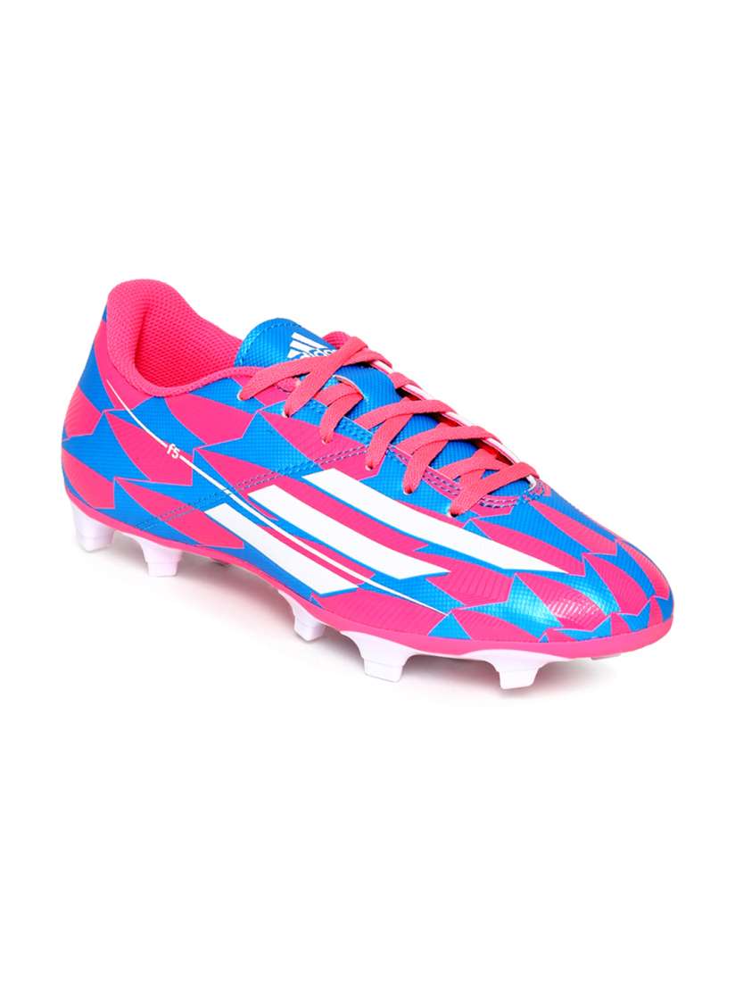 Adidas f5 pink and blue sales