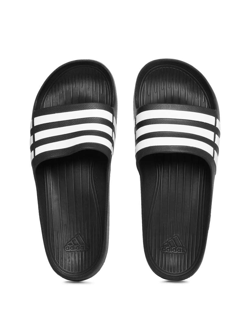 Buy ADIDAS Unisex Black White Duramo Slide Flip Flops Flip Flops for Unisex 370386 Myntra