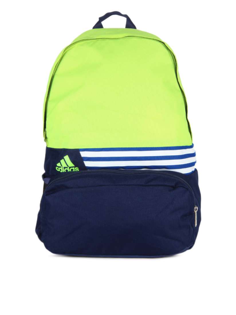 Buy ADIDAS Unisex Neon Green and Blue Backpack Backpacks for Unisex 160524 Myntra