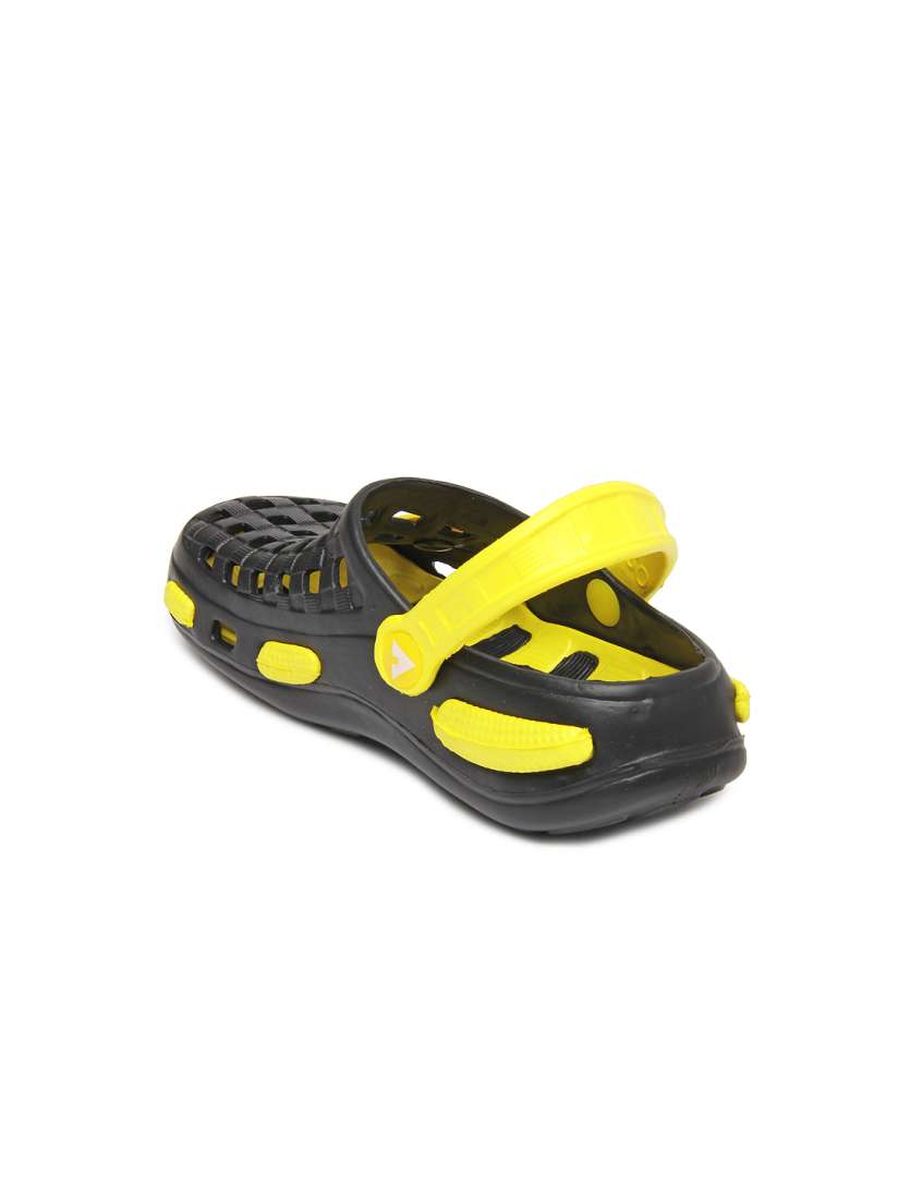 Buy Airwalk Boys Black Yellow Clogs Sandals for Boys 277672 Myntra