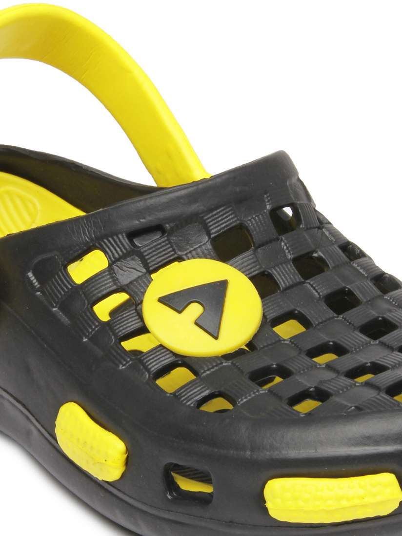 Buy Airwalk Boys Black Yellow Clogs Sandals for Boys 277672 Myntra