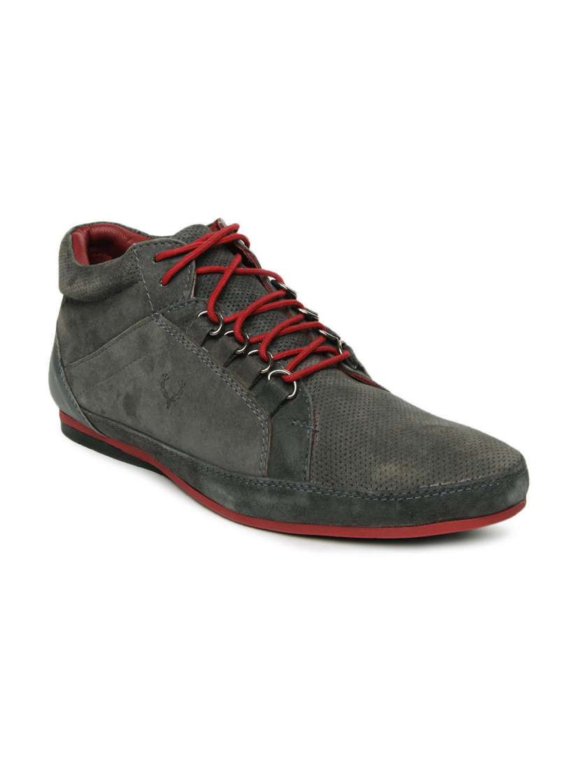 Buy Allen Solly Men Grey Suede Casual Shoes Casual Shoes for Men 380043 Myntra