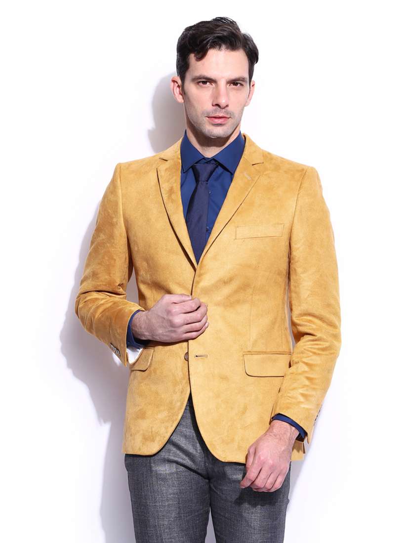 Yellow tailored blazer hotsell