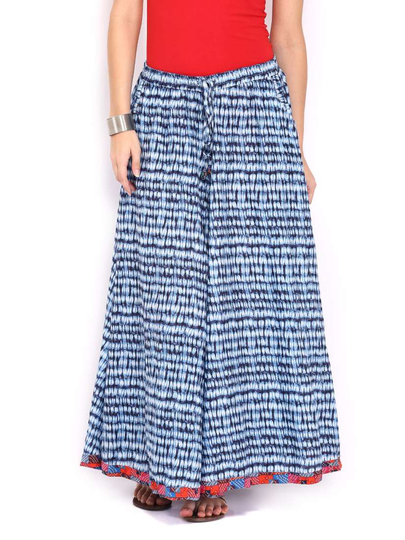 Printed palazzo pants myntra best sale
