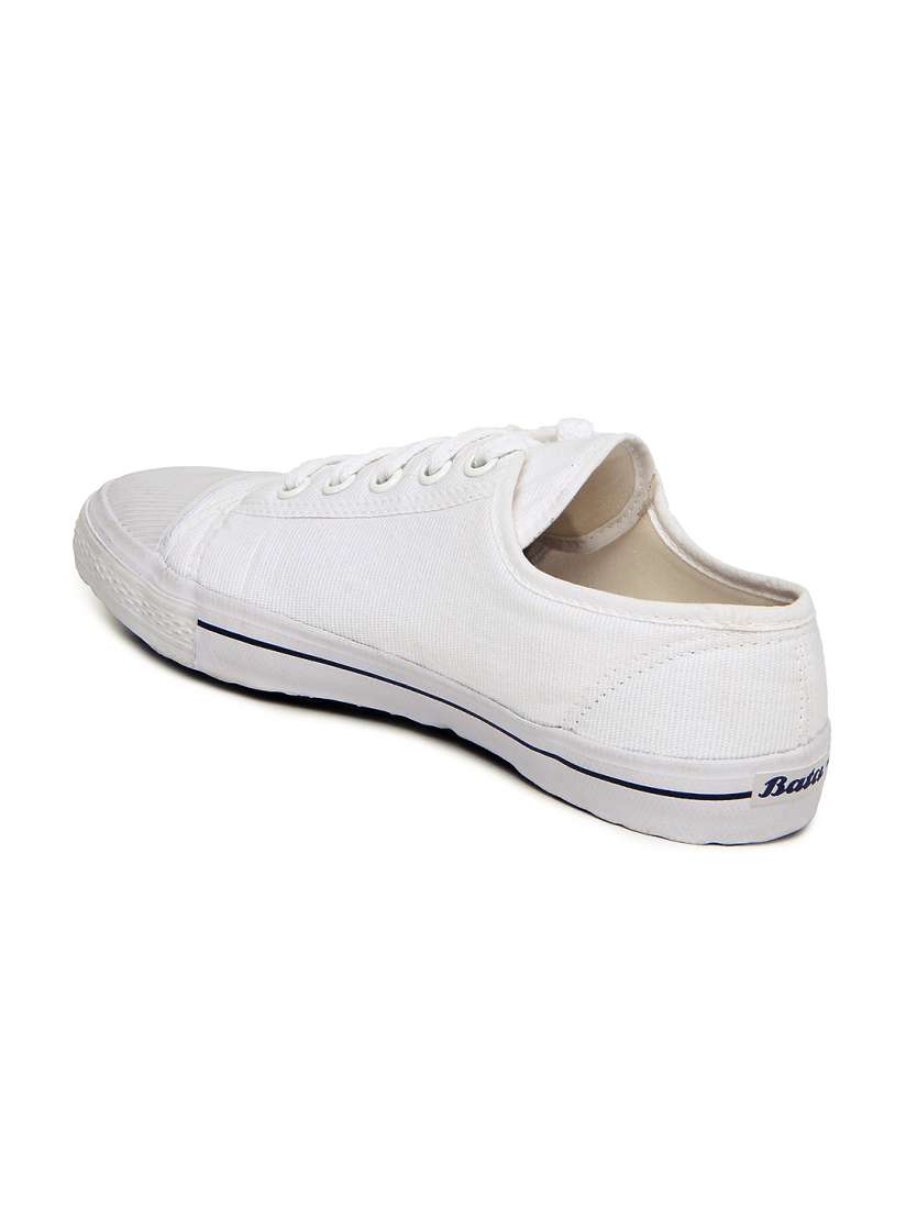 Bata canvas shoes white shop