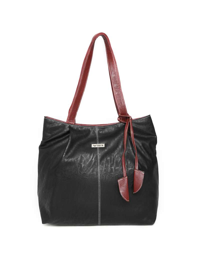Buy Bern Black Handbag Handbags for Women 508141 Myntra