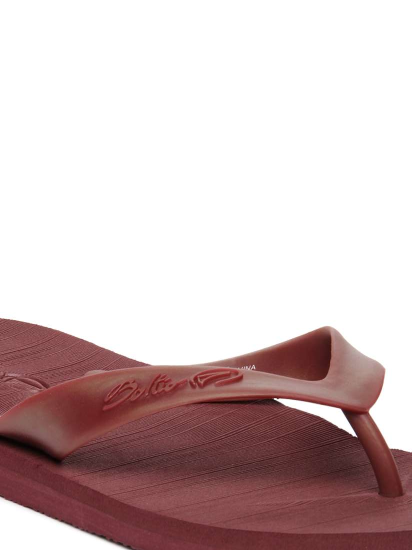 Buy Boltio Men Burgundy Flip Flops Flip Flops for Men 662453 Myntra