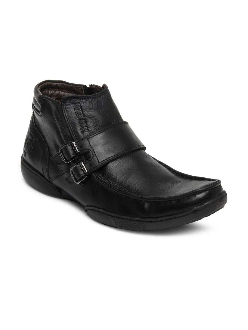 Buy Buckaroo Men Black Fausto Leather Casual Shoes Casual Shoes for Men 191291 Myntra