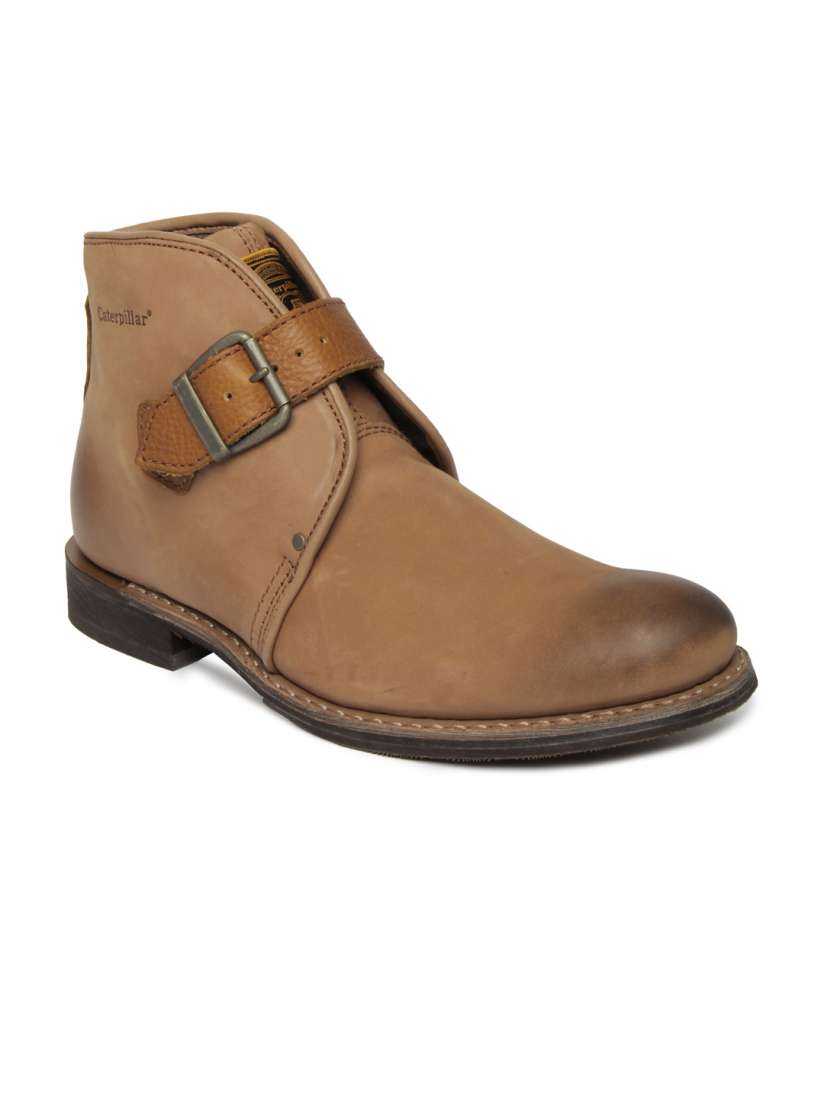 Buy CAT Men Brown Haverhill Leather Boots Casual Shoes for Men 269322 Myntra