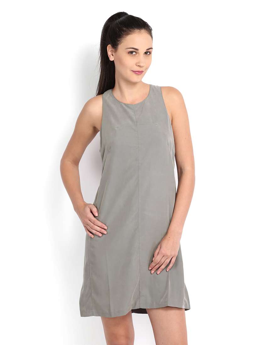Buy Calvin Klein Jeans Grey Shift Dress Dresses for Women 538149 Myntra