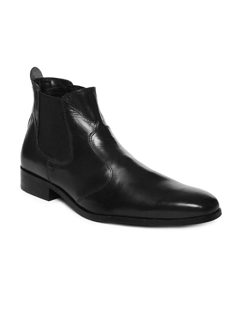 Buy Carlton London Men Black Leather Boots Boots for Men 249808 Myntra