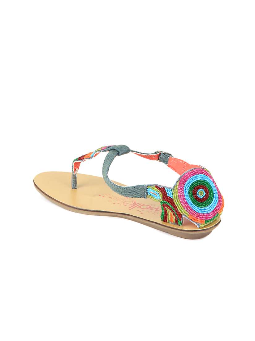 Buy Catwalk Women Multi Coloured Sandals Flats for Women 166301 Myntra