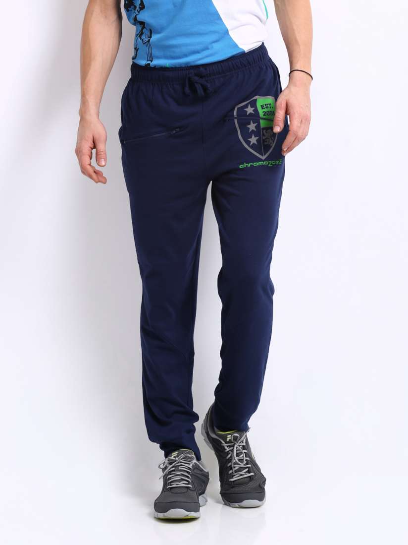 Buy Chromozome Men Navy Track Pants Track Pants for Men 222744 Myntra