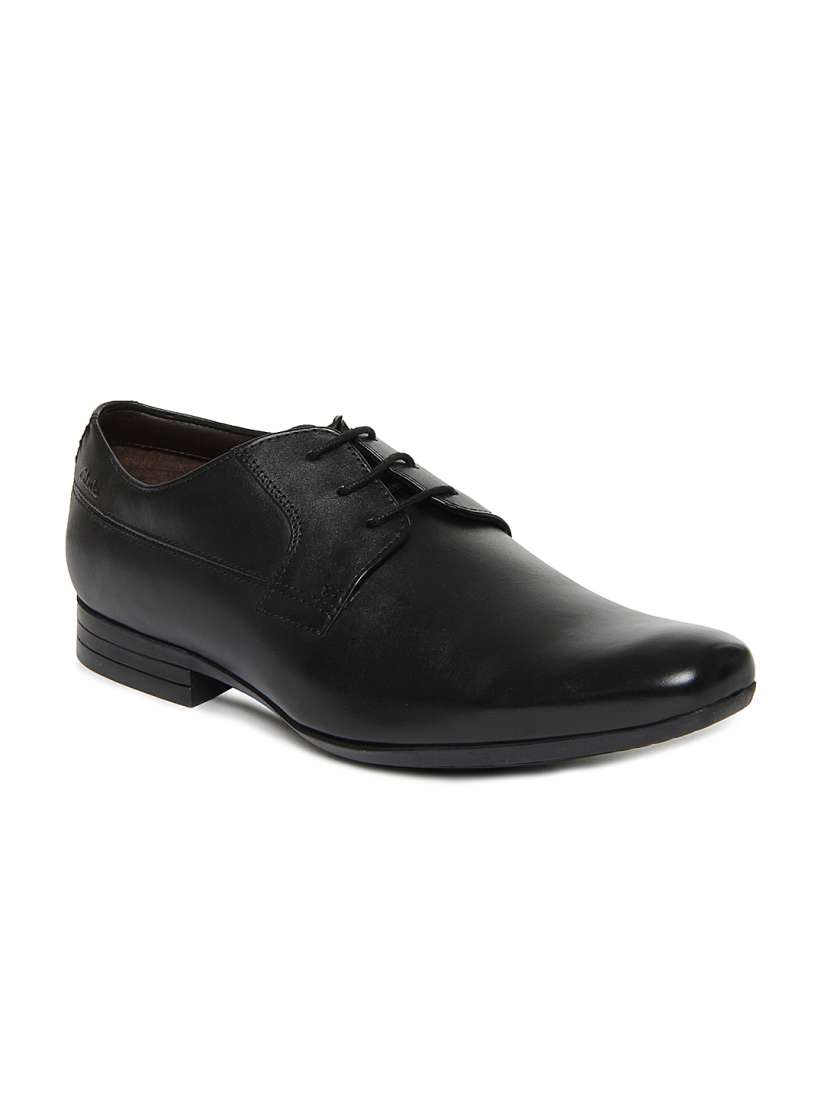 Buy Clarks Men Black Grant Walk Leather Formal Shoes Formal Shoes for Men 241260 Myntra