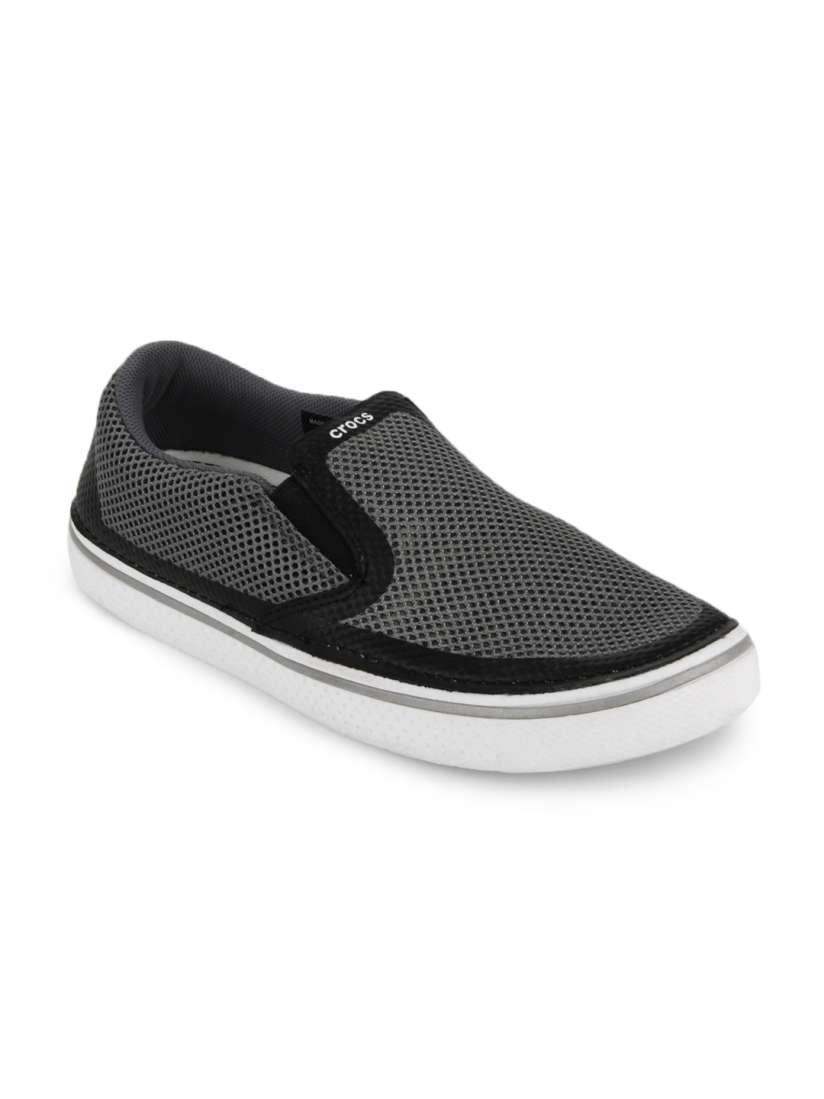 Buy Crocs Men Grey Black CrocsWeld Hover Slip Ons Casual Shoes for Men 158655 Myntra