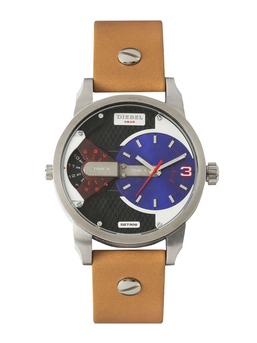 Buy DIESEL Men Black Blue Dual Dial Watch DZ7308I Watches for Men 423644 Myntra