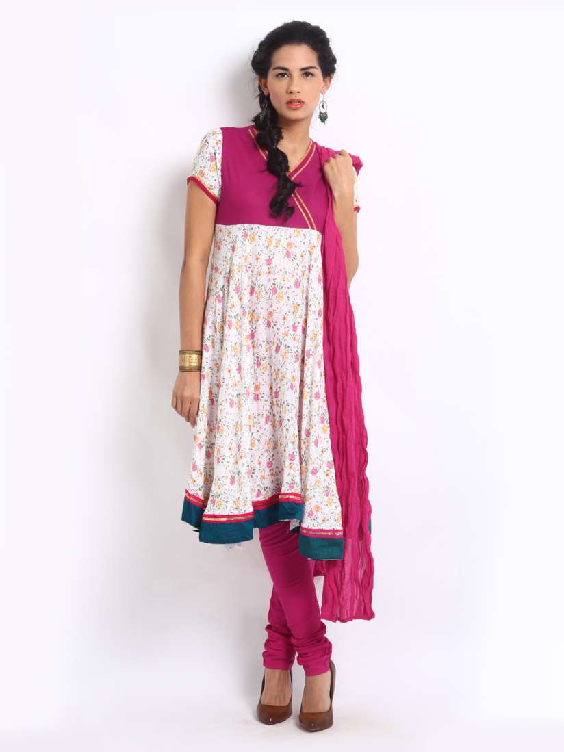 Churidar in myntra best sale