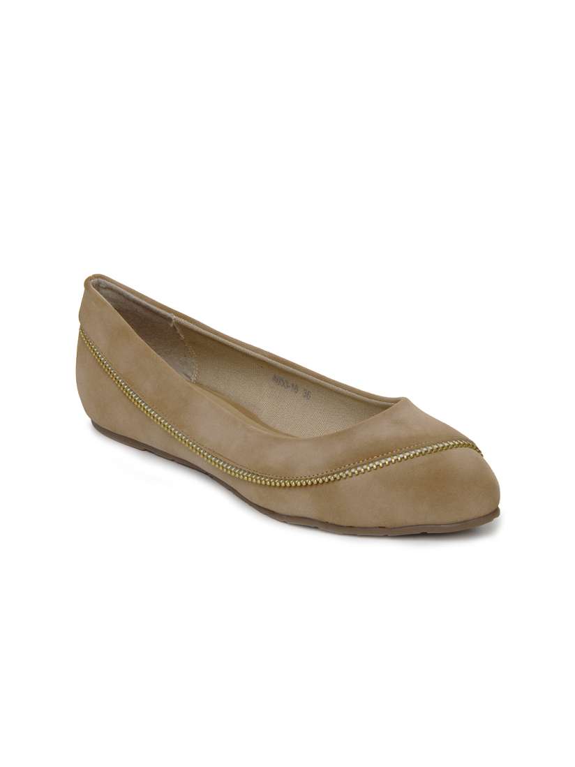 Buy DressBerry Women Light Brown Flat Shoes Flats for Women 244000 Myntra