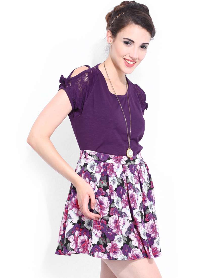Buy DressBerry Women Purple Top Tops for Women 338467 Myntra