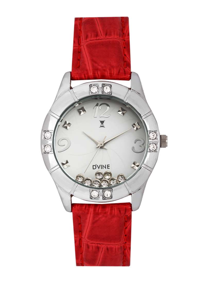 Buy Dvine Women White Dial Watch SD5034RD01 Watches for Women 269661 Myntra