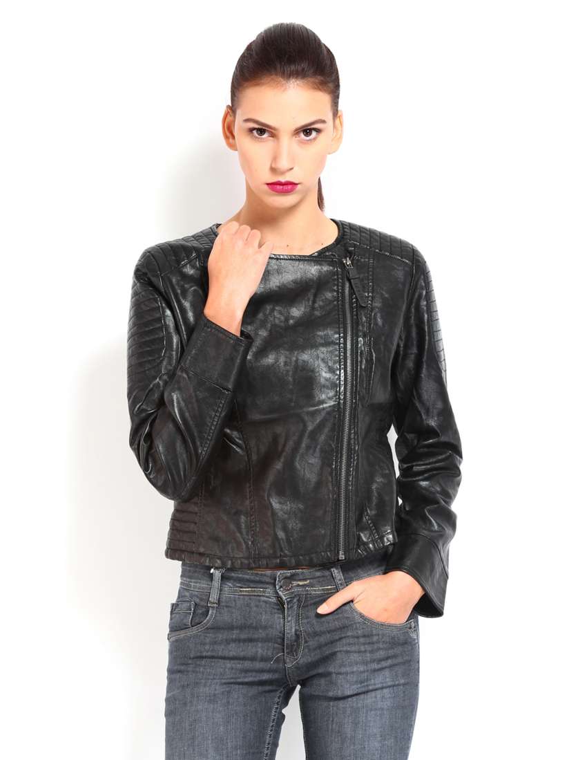Buy Ed Hardy Women Black Jacket Jackets for Women 507451 Myntra