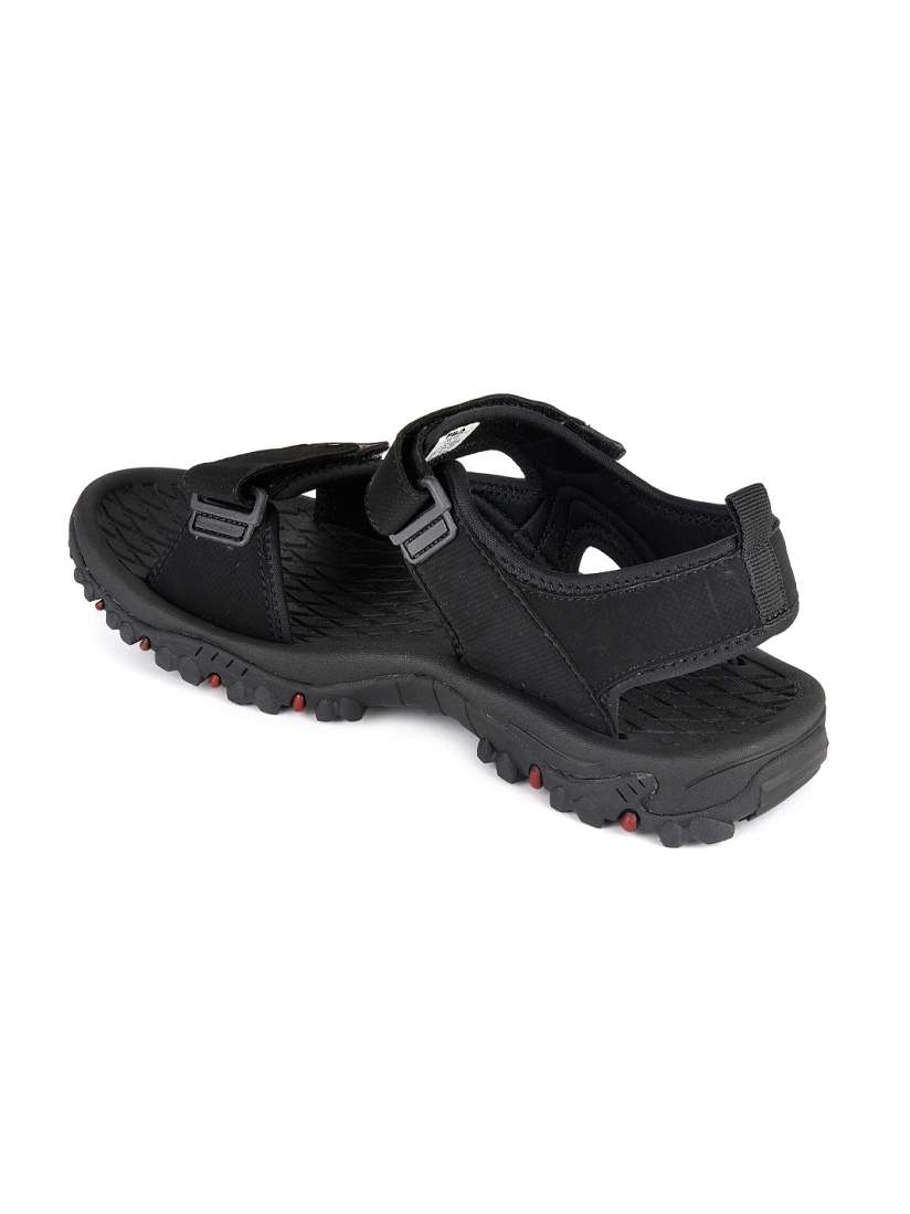 Fila men black sports sandals clearance