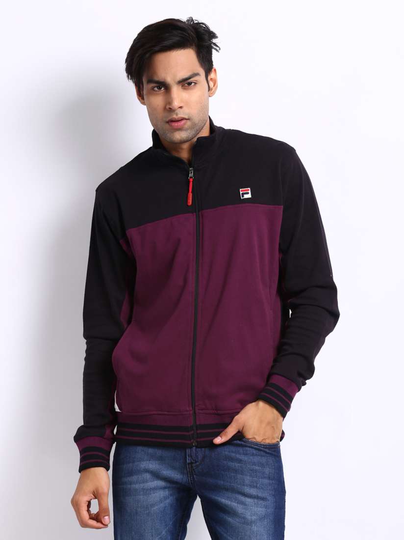 Fila jacket purple sales