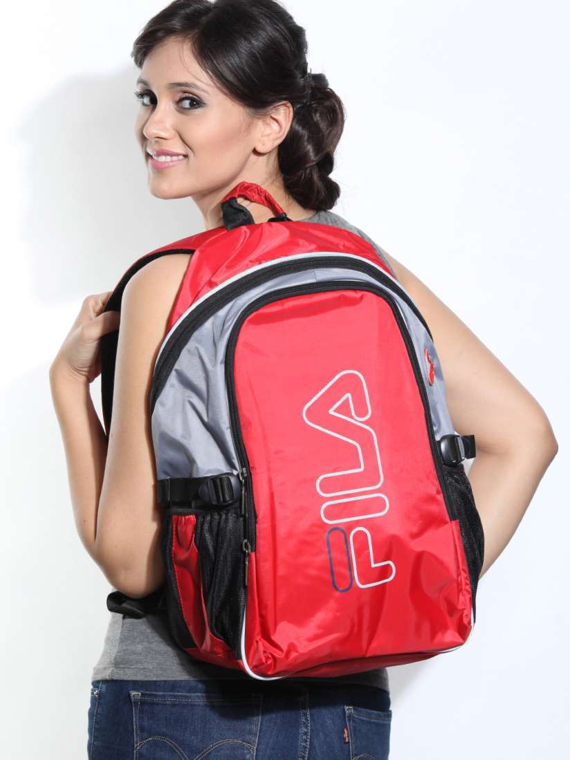 Fila backpack womens red discount