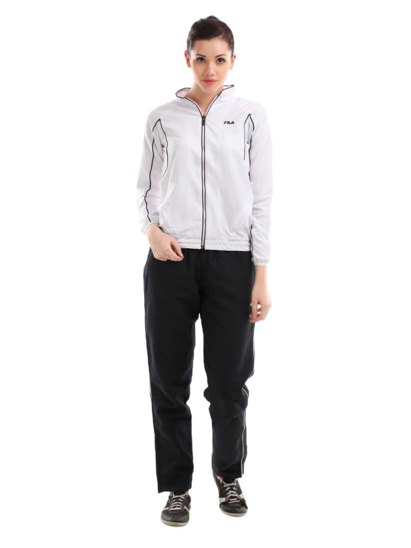 Fila white tracksuit outlet