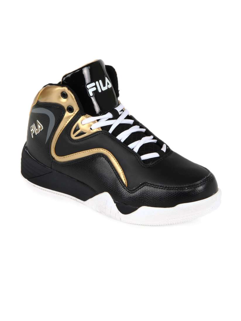 Buy Fila Men Black Gold Game Rock Sports Shoes Sports Shoes for Men 107158 Myntra