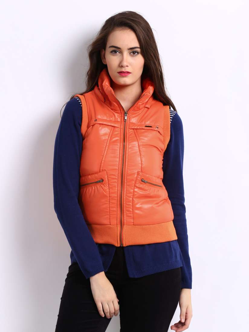 Flying machine sleeveless jackets discount