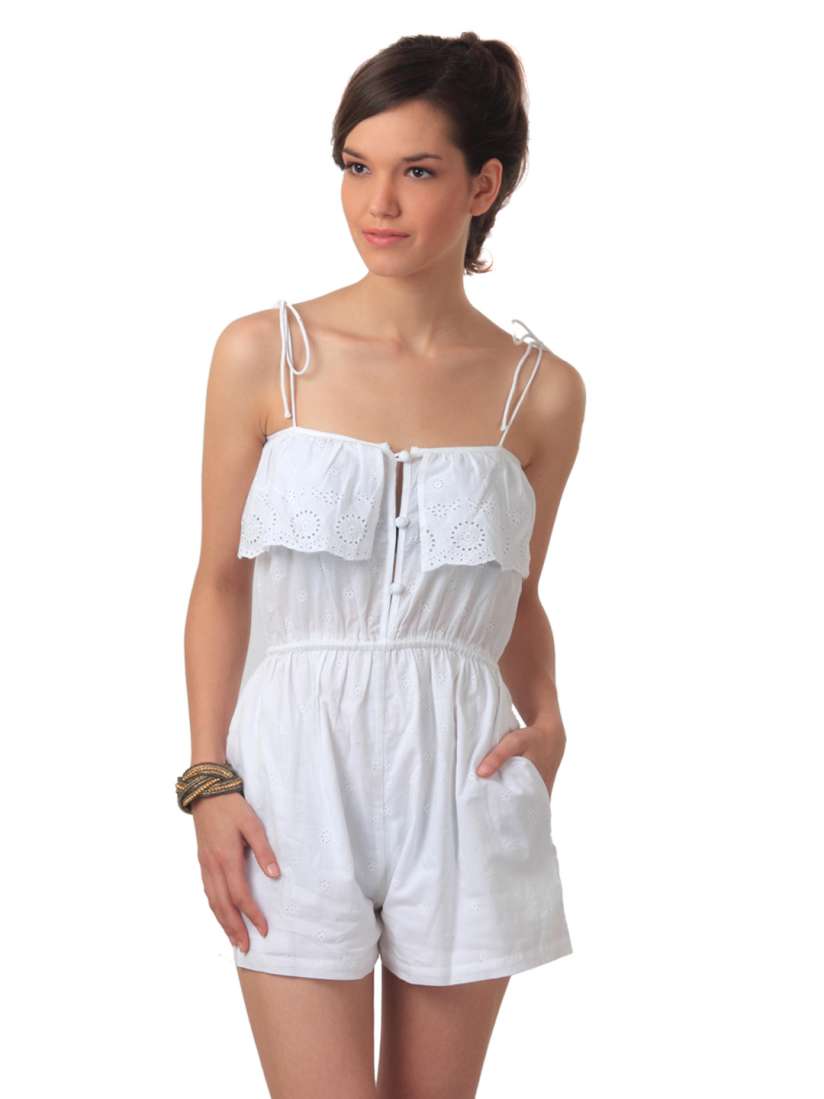 Forever new white playsuit sales