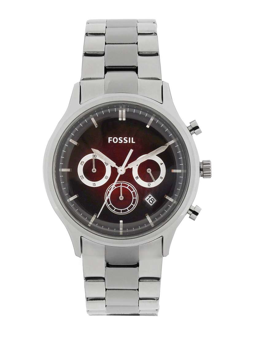 Fossil red dial watch 2025
