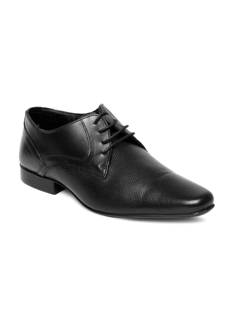 Buy Franco Leone Men Black Leather Semi Formal Shoes Formal Shoes for Men 209590 Myntra