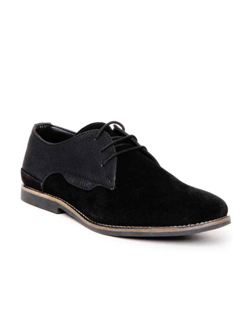 Buy Franco Leone Men Black Suede Casual Shoes Casual Shoes for Men 328394 Myntra