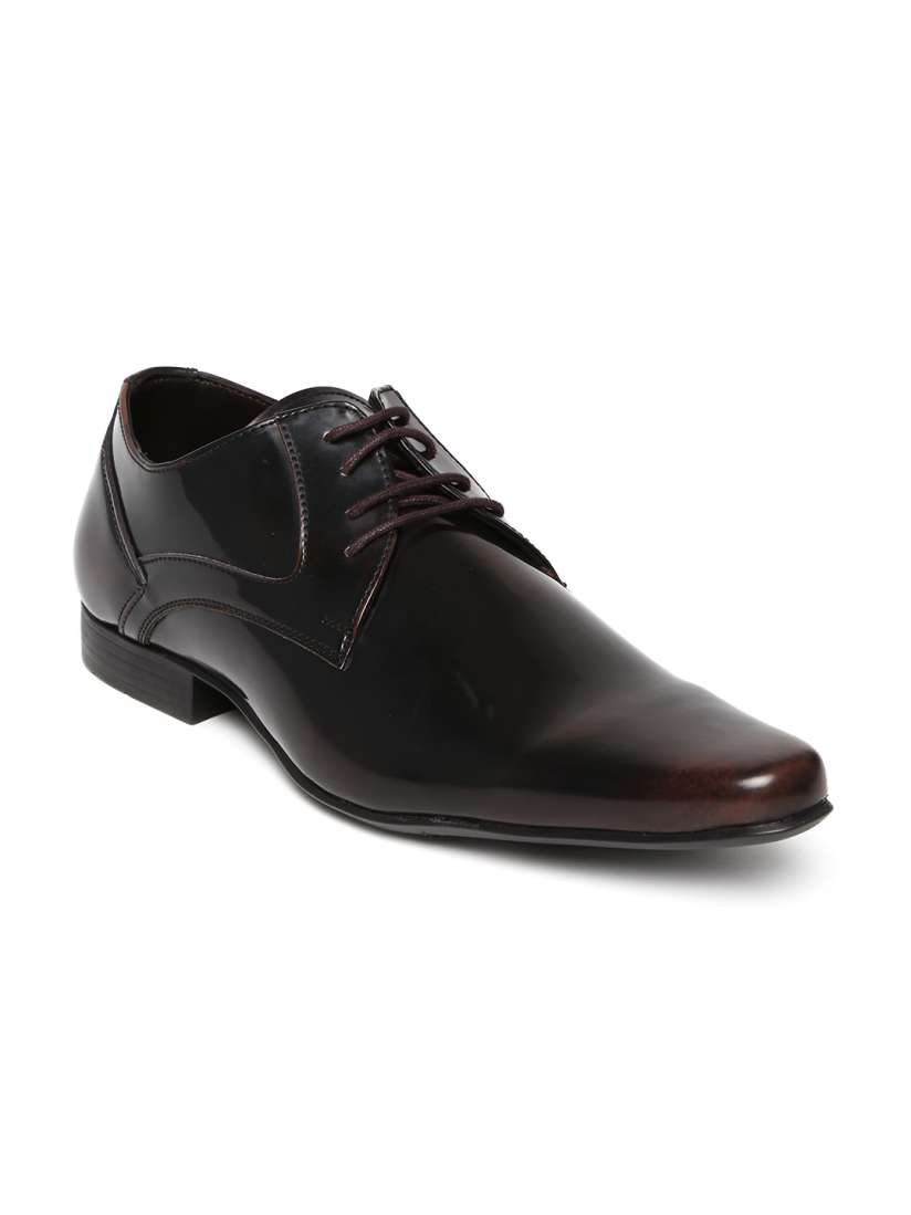 Franco leone black leather formal shoes store
