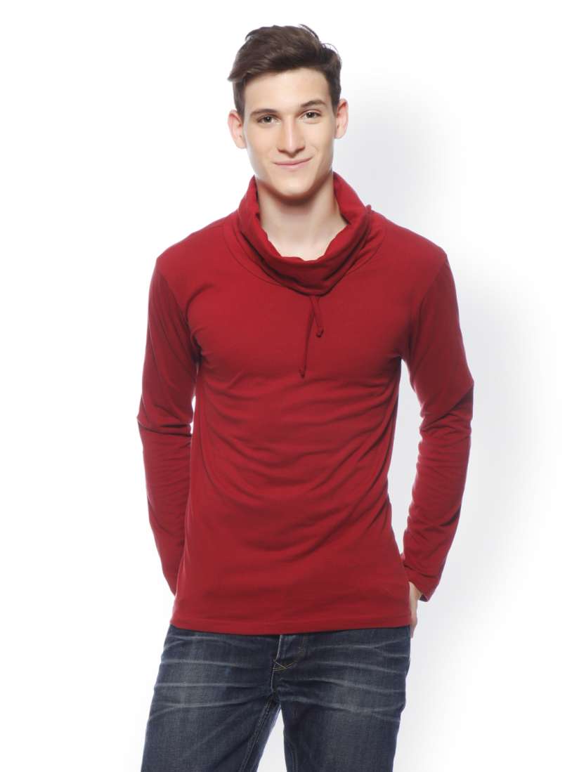 Buy GRITSTONES Men Maroon T shirt Tshirts for Men 474465 Myntra