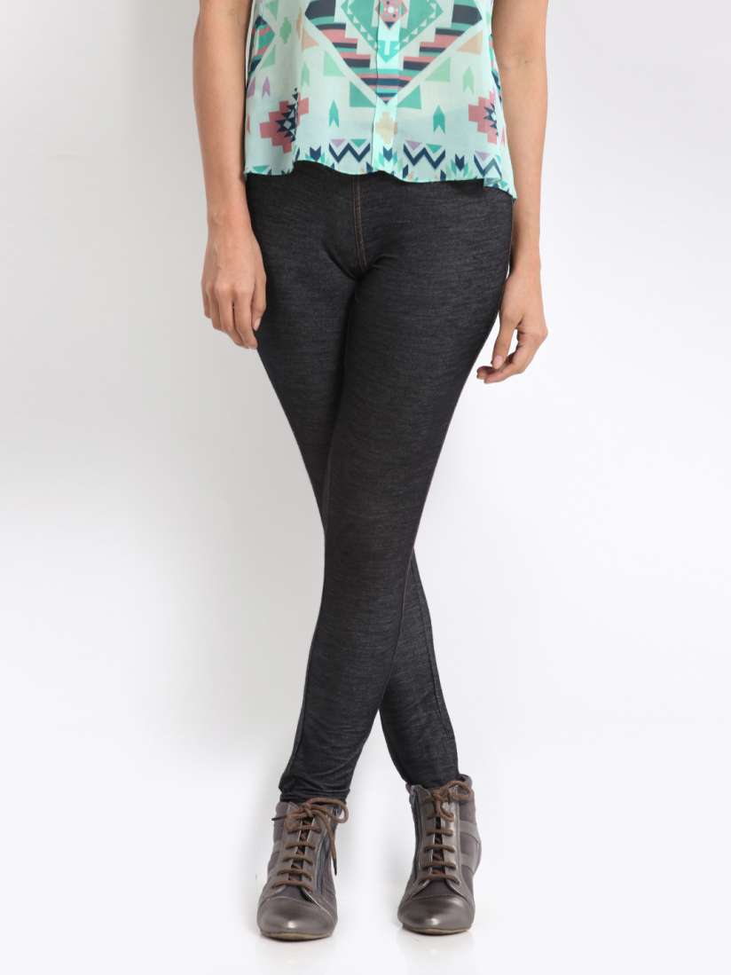Go colors knitted jeggings cheap