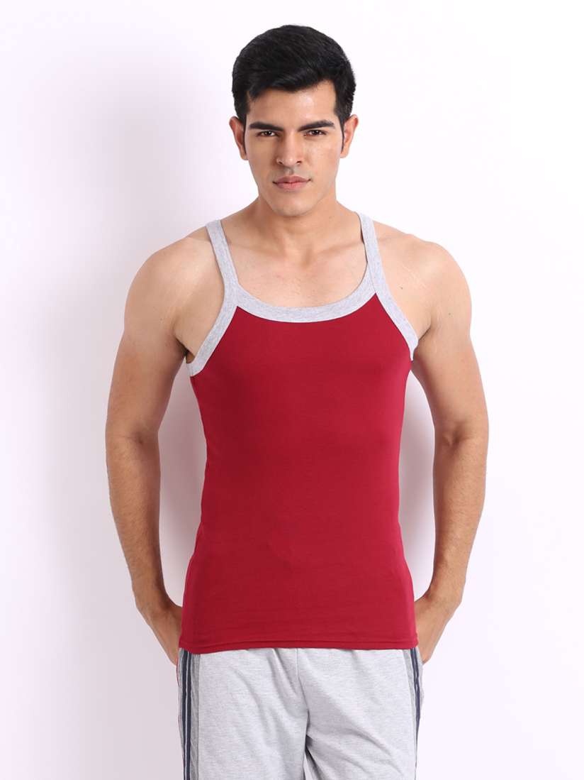 Buy Hanes Men Red Innerwear Vest P125 Innerwear Vests for Men 289415 Myntra