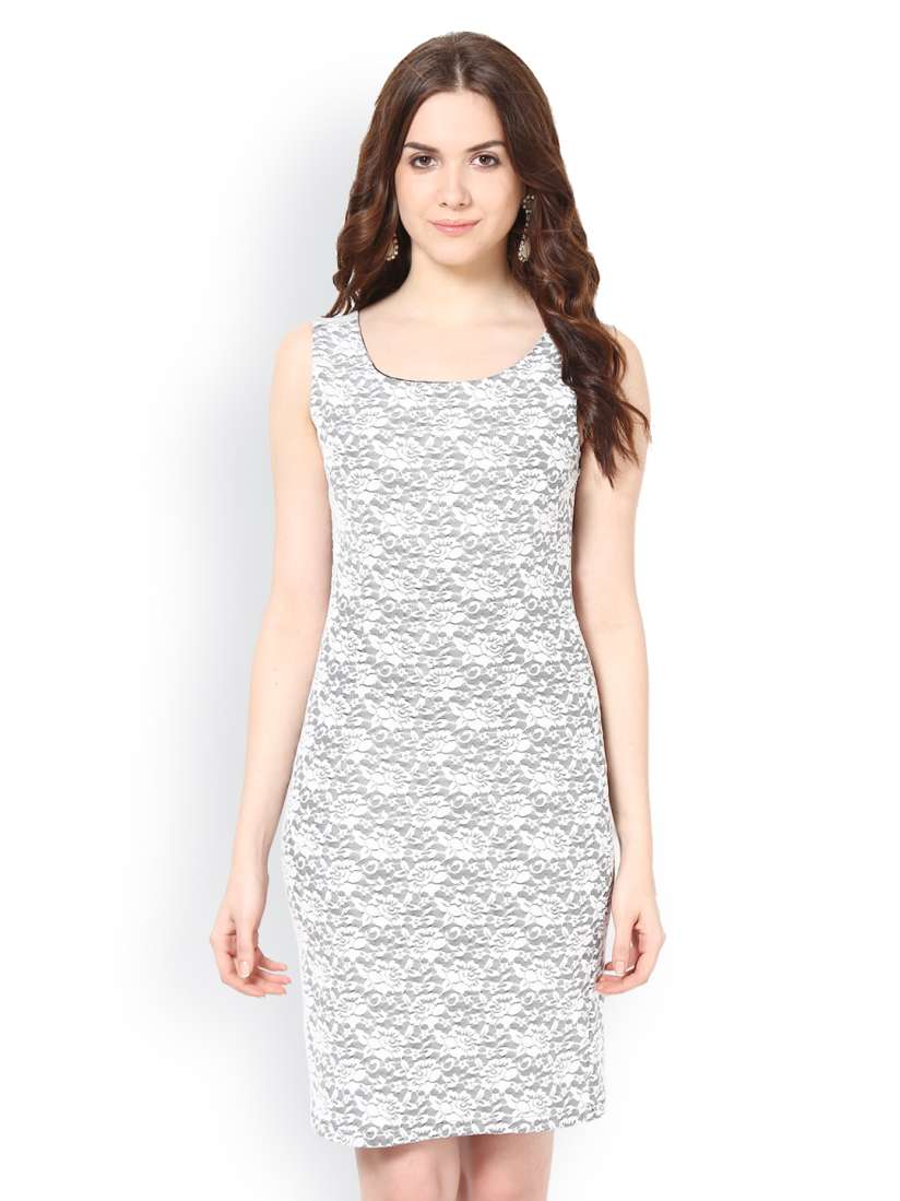 Myntra lace dress cheap