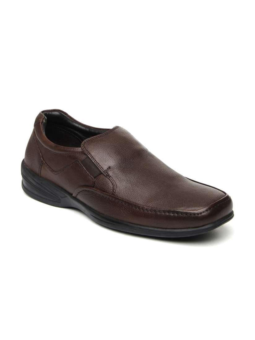 Buy Hush Puppies by Bata Men Brown Leather Semiformal Shoes Formal Shoes for Men 367698 Myntra