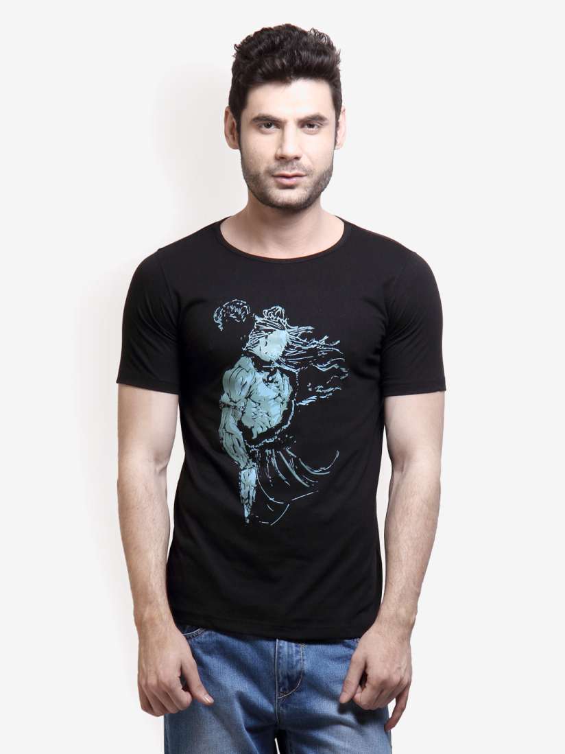 Buy Incynk Men Black Graphic Printed T shirt Tshirts for Men 327485 Myntra