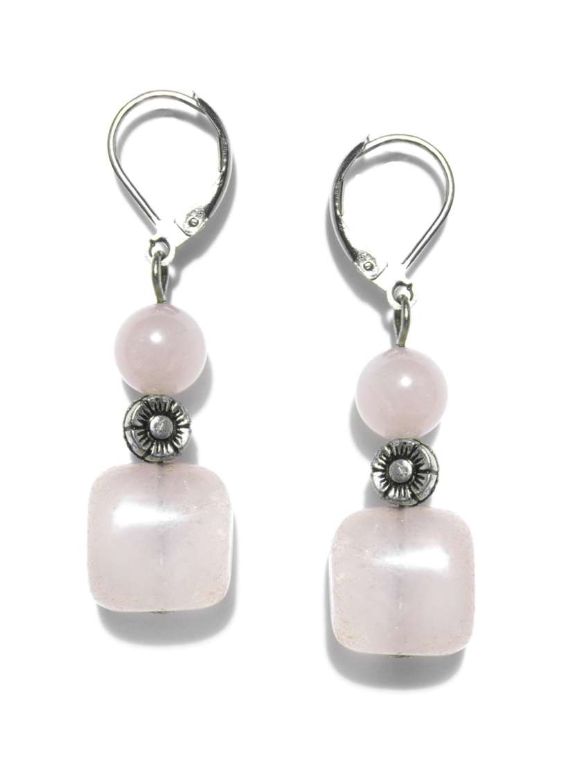 Buy Ivory Tag Rose Quartz Power Earrings Earrings for Women 119665 Myntra